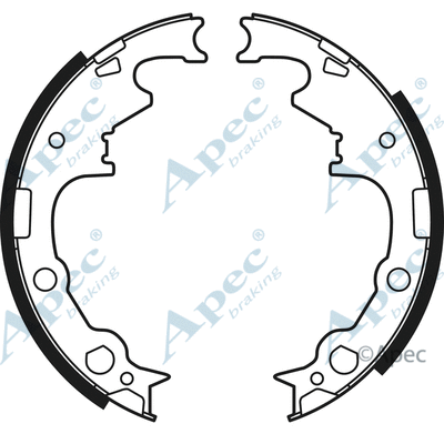 Brake Shoe Set (SHU608)