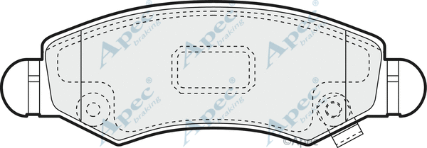 Brake Pad Set, disc brake (PAD1418)