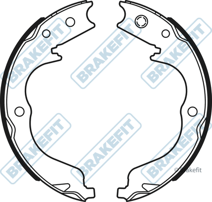 Brake Shoe Set, parking brake (BSH1126)