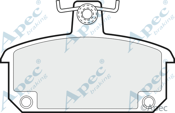 Brake Pad Set, disc brake (PAD325)