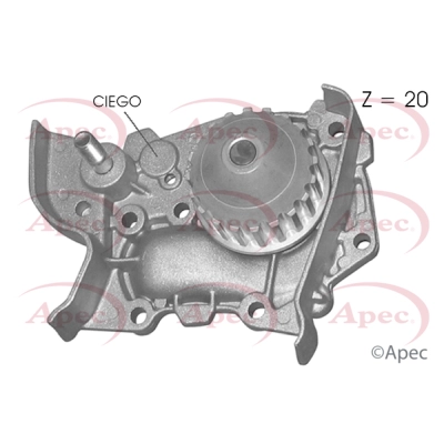 Water Pump, engine cooling (AWP1442)