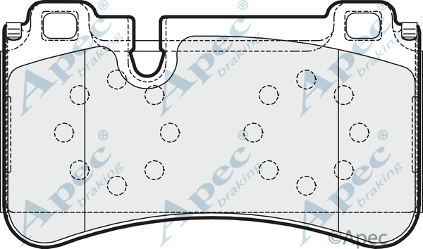 Brake Pad Set, disc brake (PAD1610)