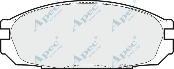 Brake Pad Set, disc brake (PAD616)