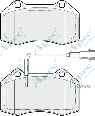Brake Pad Set, disc brake (PAD1866)