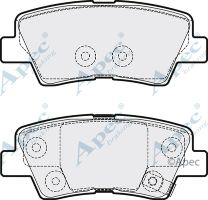 Brake Pad Set, disc brake (PAD1764)