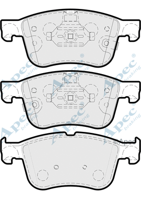 Brake Pad Set, disc brake (PAD2283)
