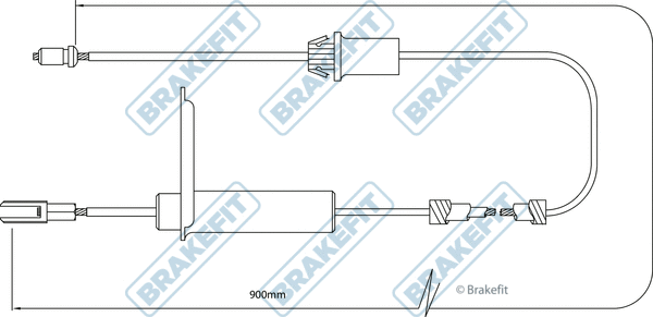 Cable Pull, parking brake (BBC3279)