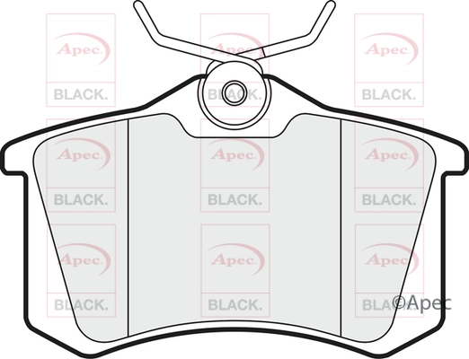 Brake Pad Set, disc brake (PAD1020B)
