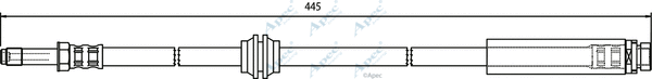 Brake Hose (HOS3565)