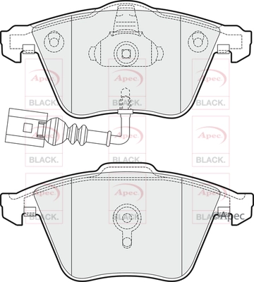 Brake Pad Set, disc brake (PAD1531B)