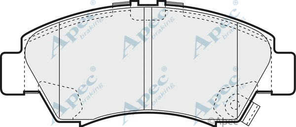 Brake Pad Set, disc brake (PAD1140)
