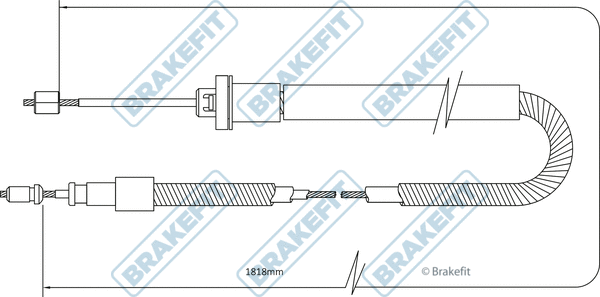 Cable Pull, parking brake (BBC3569)