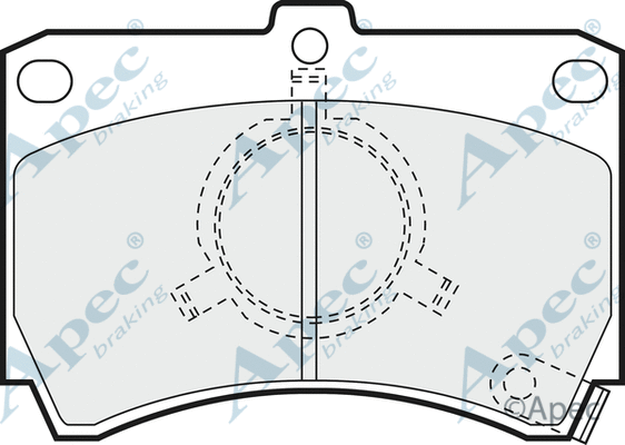 Brake Pad Set, disc brake (PAD507)