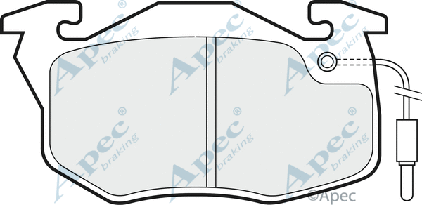 Brake Pad Set, disc brake (PAD624)