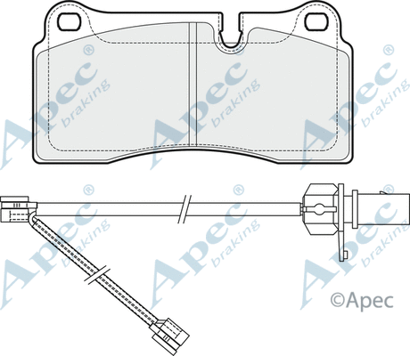 Brake Pad Set, disc brake (PAD1996)