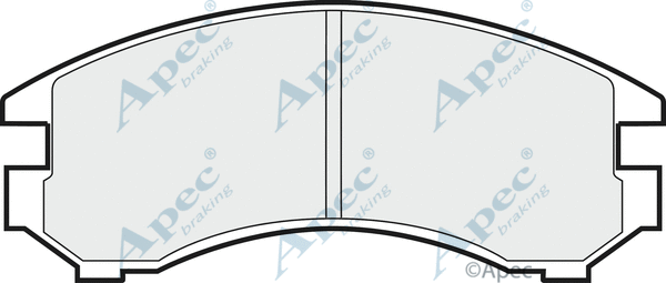 Brake Pad Set, disc brake (PAD588)