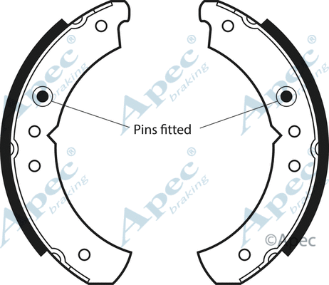 Brake Shoe Set (SHU294)