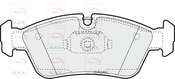 Brake Pad Set, disc brake (PAD1061B)