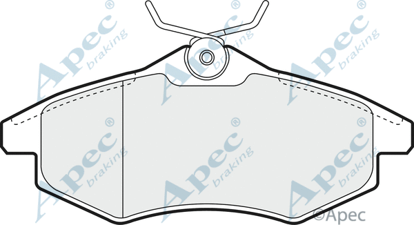 Brake Pad Set, disc brake (PAD1289)