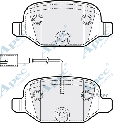 Brake Pad Set, disc brake (PAD1819)
