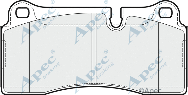 Brake Pad Set, disc brake (PAD2040)