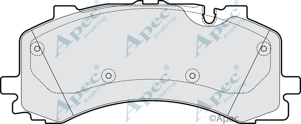 Brake Pad Set, disc brake (PAD2167)
