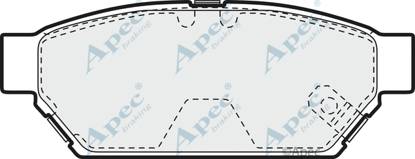 Brake Pad Set, disc brake (PAD894)