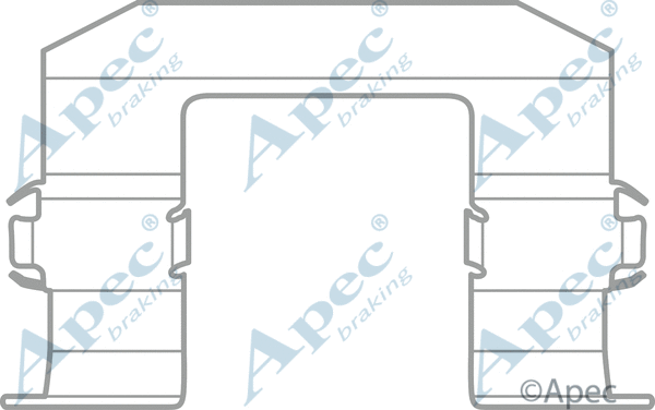 Accessory Kit, disc brake pad (KIT1023)