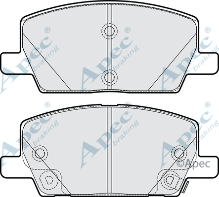 Brake Pad Set, disc brake (PAD2242)
