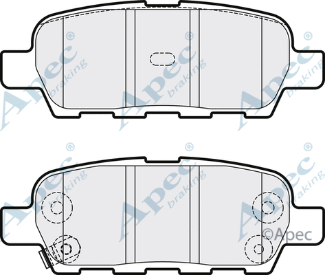 Brake Pad Set, disc brake (PAD1264)