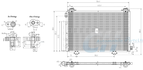 Condenser, air conditioning