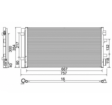 Condenser, air conditioning (7110591)