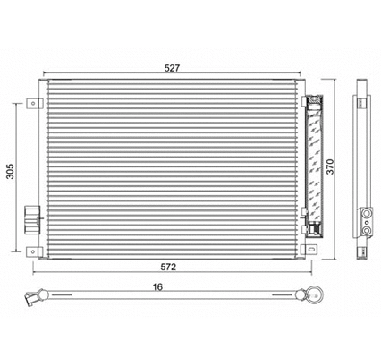 Condenser, air conditioning
