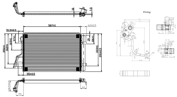 Condenser, air conditioning (7110264)