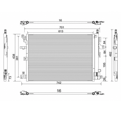 Condenser, air conditioning (7110374)