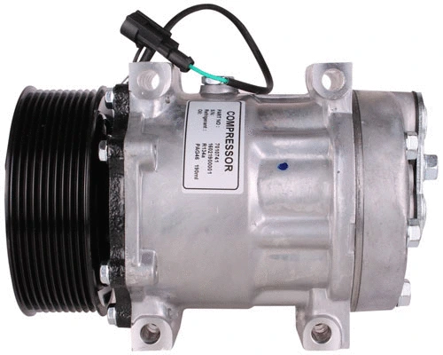 Compressor, air conditioning