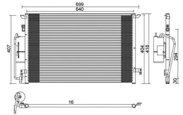 Condenser, air conditioning (7110347)