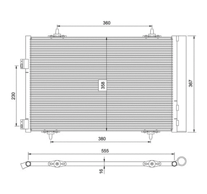 Condenser, air conditioning