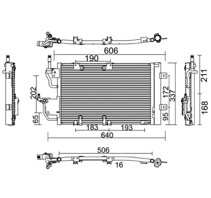 Condenser, air conditioning (7110302)