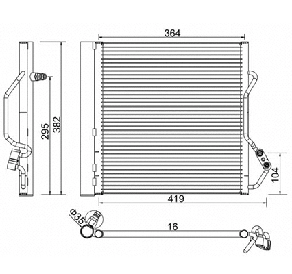 Condenser, air conditioning