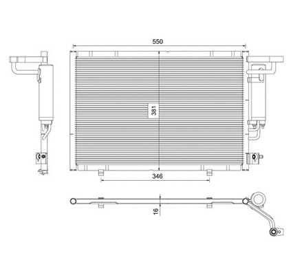 Condenser, air conditioning