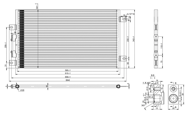 Condenser, air conditioning (7110216)