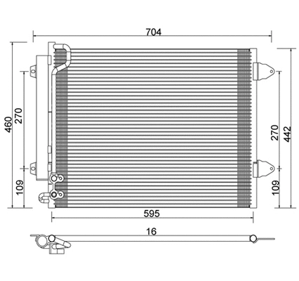 Condenser, air conditioning (7110390)