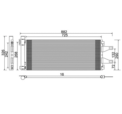 Condenser, air conditioning