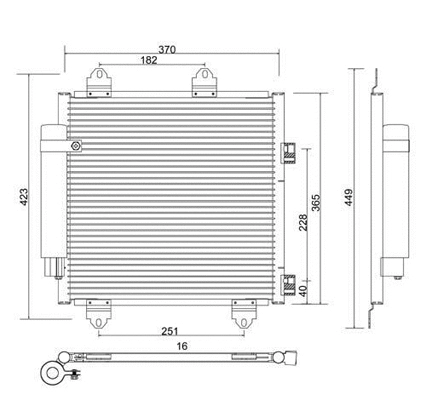 Condenser, air conditioning (7110289)