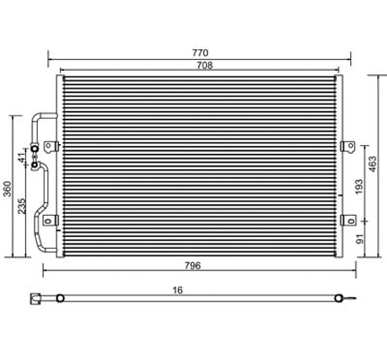 Condenser, air conditioning (7110358)