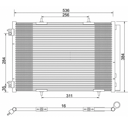 Condenser, air conditioning (7110415)