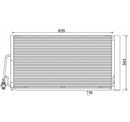 Condenser, air conditioning (7110283)