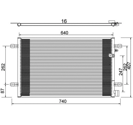 Condenser, air conditioning (7110521)