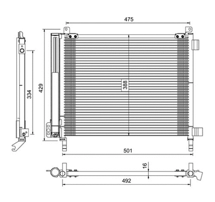 Condenser, air conditioning (7110775)